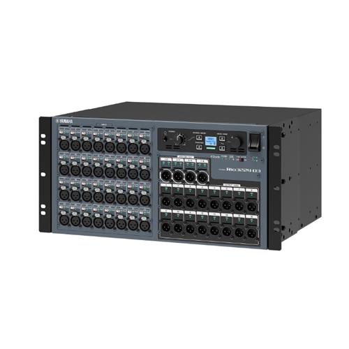 Rack de escenario en red Dante de 32 entradas...