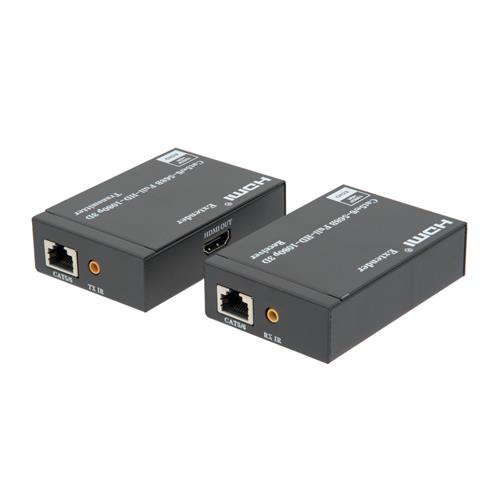 Extensor de HDMI hasta 60 metros IR bidireccional y POC