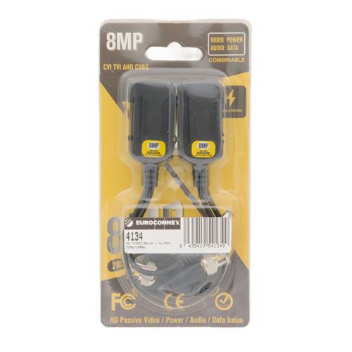 Balun pasivo Video + Alimentación por RJ45...