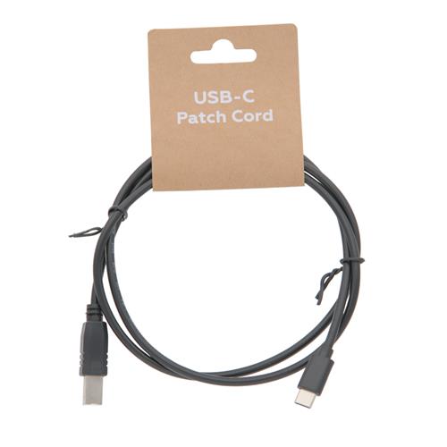 Cable USB-C 2.0 a USB-B 2.0 Negro 2m