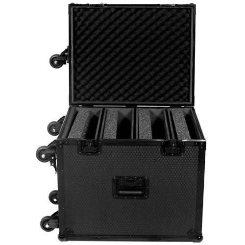 Flightcase UDG para 4 Cd/Mezclador 12U con ruedas U91101BL