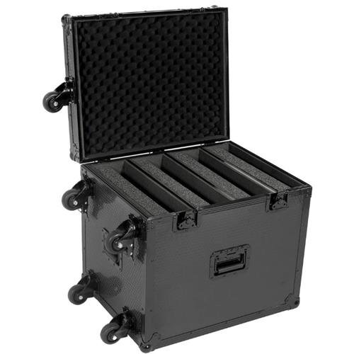 Flightcase UDG para 4 Cd/Mezclador 12U con ruedas U91101BL