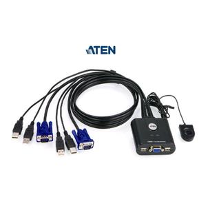 KVM switch VGA+USB manual 2PC ATEN
