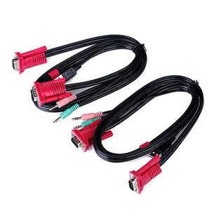 KVM switch VGA+USB+sonido 2PC AISENS A111-0064 2