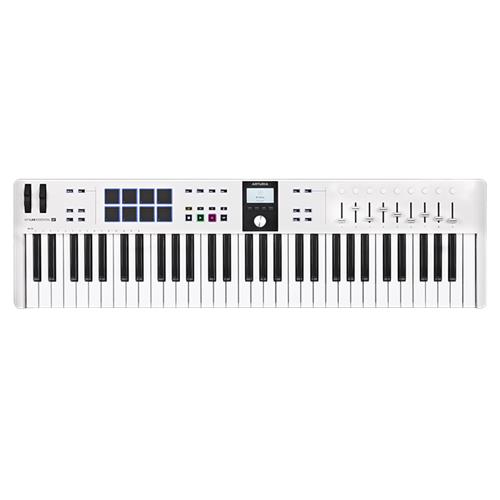 Teclado controlador USB color blanco KEYLAB...