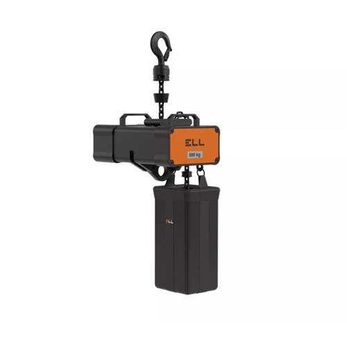 Motor de cadena 500 Kg Bolsa y cadena 20 m ELL CH 500 DC 20