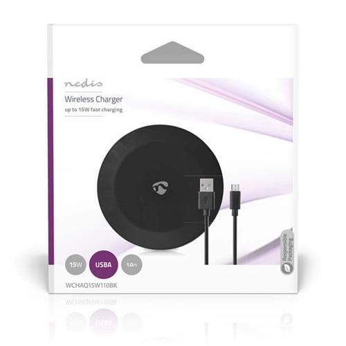 Cargador inalambrico Nedis 10W-2A