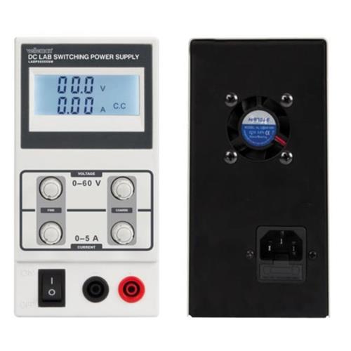 Fuente alimentación laboratorio 0/60Vcc 0/5A LCD