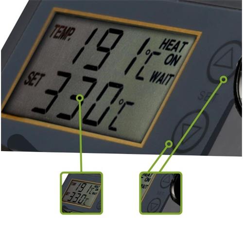 Estacion soldadura LCD 48W 450º Velleman VTSSC40N