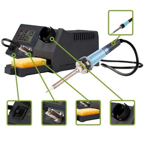 Estacion soldadura LCD 48W 450º Velleman VTSSC40N