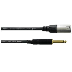Cable XLR macho - Jack 6,3 mm mono Long. 10m CCM 10 MP