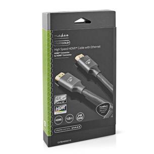Cable HDMI 1mts Ultra M-M 18Gbps 4K60hz Nedis
