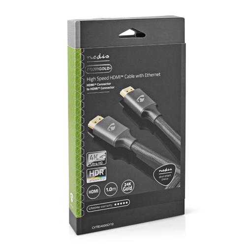 Cable HDMI 1mts Ultra M-M 18Gbps 4K60hz Nedis