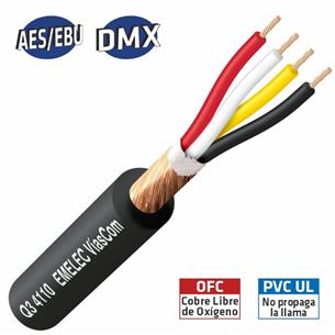 Cable balanceado digital 1x4x0,22 mm² 110O AES/EBU y DMX... 2
