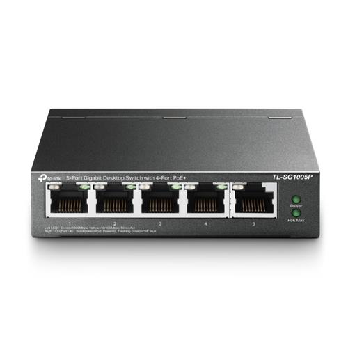 Switch 5P 10/100/1000 TP-LINK SG1005P (4 POE)