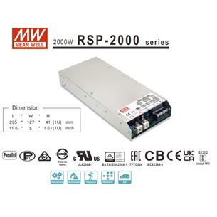 Mean Well. Fuente de alimentacion 48V 2016W 42A RSP