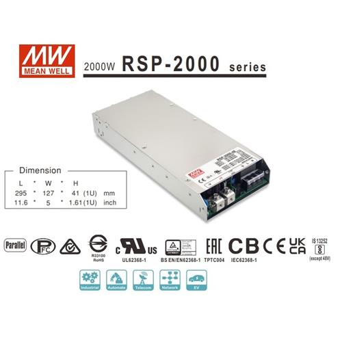 Mean Well. Fuente de alimentacion 48V 2016W 42A...