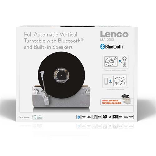 Plato tocadiscos Lenco Vertical con altavoces y Bloutooth LSA-071