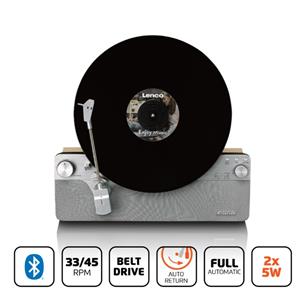 Plato tocadiscos Lenco Vertical con altavoces y Bloutooth... 2