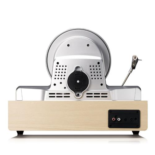 Plato tocadiscos Lenco Vertical con altavoces y...