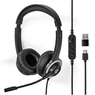 Auriculares+micro Aupra-Aural USB-C Nedis CHSTU310
