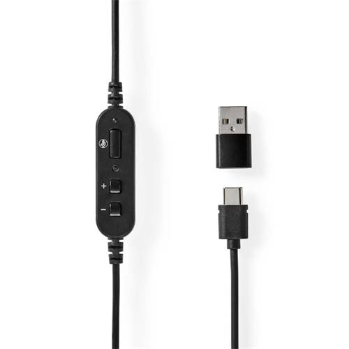 Auriculares+micro Aupra-Aural USB-C Nedis CHSTU310