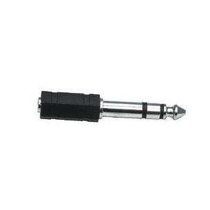 Adaptador Jack 6,3 estereo macho a 3,5 estereo