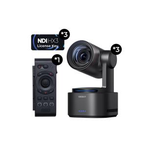 Combo Multicam Tail 2. Incluye 3 Cámaras Tail 2 con NDI y...