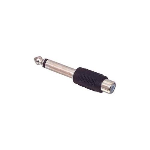 Adaptador Jack 6,3 mono a RCA hembra