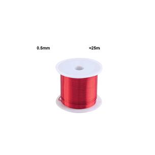 Bobina hilo cobre esmaltado 0,50mm, 25m, 50gr