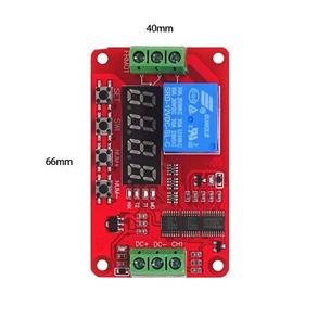 Módulo relé temporizador FRM01 12V programable 8 modos LED 2