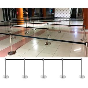 Cabezal con cinta retráctil negra de 3 m. INOX PST-CB/2-A 2