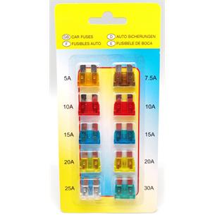 Kit 10 Fusibles de lamina para automovil