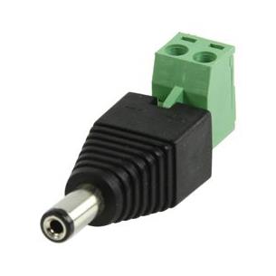 Conector DC hembra 5,5x2,5mm a clema