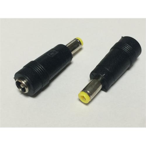 Adaptador DC 5,5x2,1 a 5,5x2,5mm con flejes