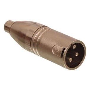 Adaptador XLR 3P macho a RCA hembra