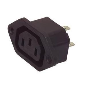 Base red IEC C13 hembra 10A chasis