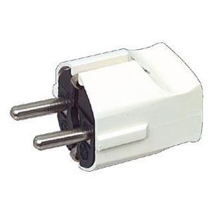 Clavija recta tipo Schuko 4,8mm 16A 250V