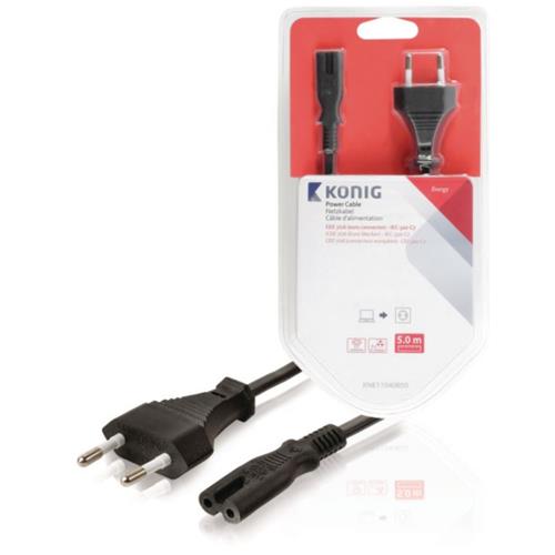 Cable red conector tipo 8 5m Blister Konig
