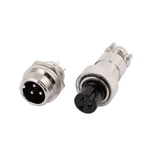 Conector micro 3 pines 12mm, pareja macho-hembra
