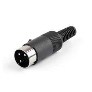 Conector Din macho aereo 3 pines 90º