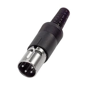 Conector Din macho aereo 4 pines 72º