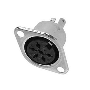 Conector Din hembra base 5 pines 60º