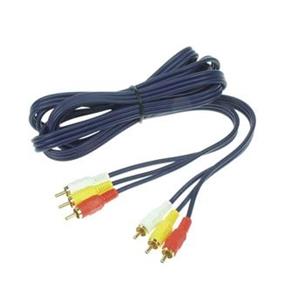 Cable video + 2 sonido Rca 10m Bandridge