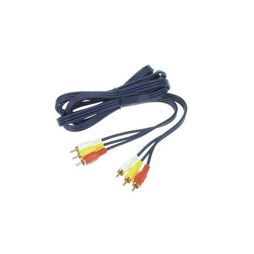 Cable video + 2 sonido Rca 2m