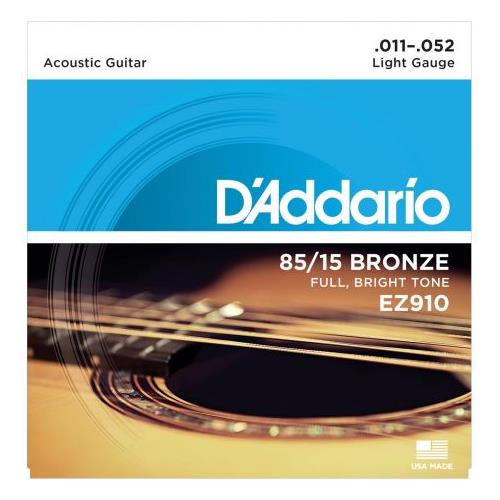 Juego cuerdas guitarra acustica EZ910