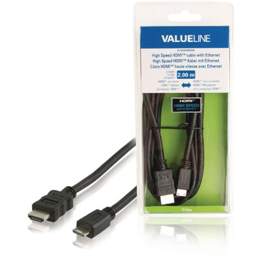 Cable video HDMI a mini HDMI 2m Blister Valueline