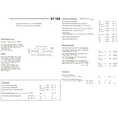 Diodo BY188 50V 1,2A SOD-18