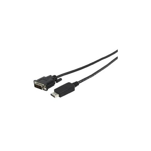Cable monitor Displayport/DVI-D single link 1,8m