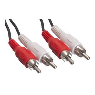 Cable audio 2 RCA macho a 2 RCA macho 2m